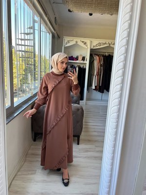 İnvee Kahve Elbise İnvee Kahve Elbise