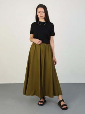 Haki Pamuklu Etek Haki Pamuklu Etek