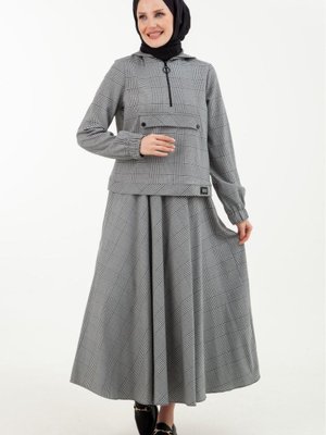 Trend Etekli Takım Bel Lastikli Sonbahar Kış Yerni Sezon Modaayka