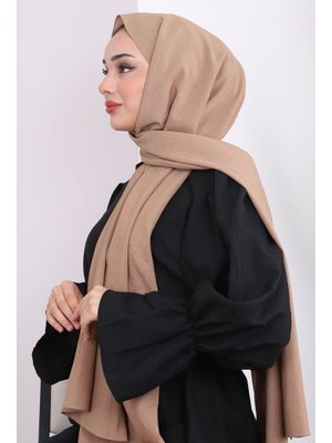 Koyu Bej Akel Romeo Şal Koyu Bej Akel Romeo Şal