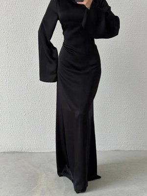 Arkadan İpli Abiye Elbise