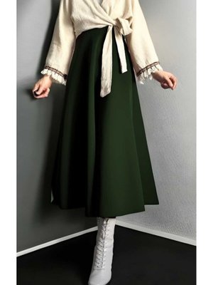 Puf Scuba Zümrüt Etek