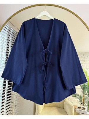 Önü Baglamalı Kimono Tunık