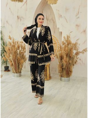 Marina Desenli Kimono Takım Marina Desenli Kimono Takım