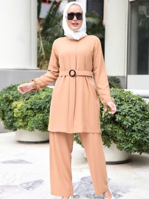 Tunik & Pantolon İkili Takım Taba Tunik & Pantolon İkili Takım Taba