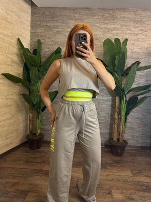 Gri Younge Eşofman Altı