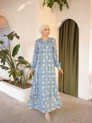 Robalı Nervürlü Belmando Elbise Robalı Nervürlü Belmando Elbise