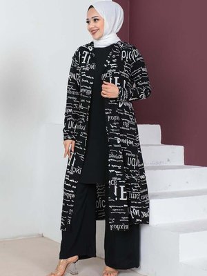 Yazılı Lü Takım Siyah