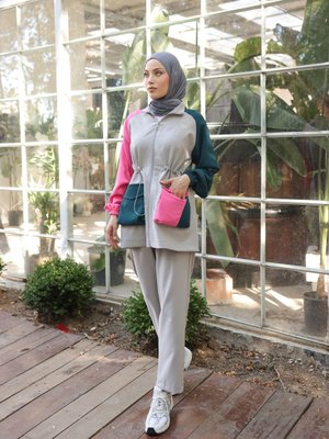 İkili Takım Eşofman Takımı Double Crep Kumaş