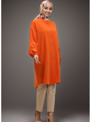 Boydan Düğmeli Tunik Boydan Düğmeli Tunik