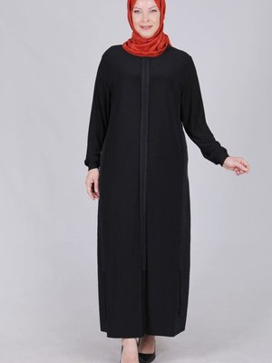 Siyah Büyük Beden Sandy Elbise Siyah Büyük Beden Sandy Elbise