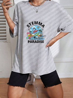 Paradise Baskılı Tişört