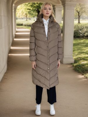 Vizon Kapuşonlu Şişme Mont