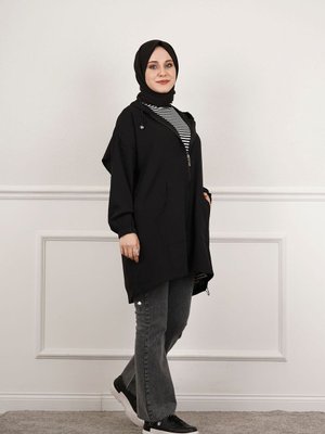 Kanguru Cepli Fermuarlı Ceket Kanguru Cepli Fermuarlı Ceket