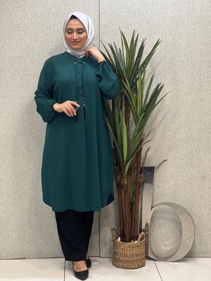 Önü Ipli Extra Battal Tunik Önü Ipli Extra Battal Tunik