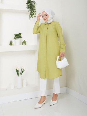 Uzun Gömlek Tunik Poplin Kumaş