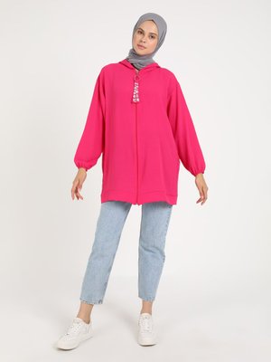 Fuşya Hırka Fuşya Hırka