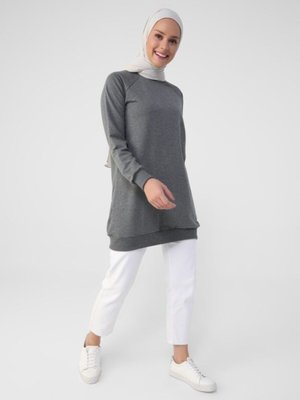 Basic Sweatshirt Antrasit