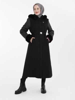 Trend Kap Modaayka Siyah Capitone Kol