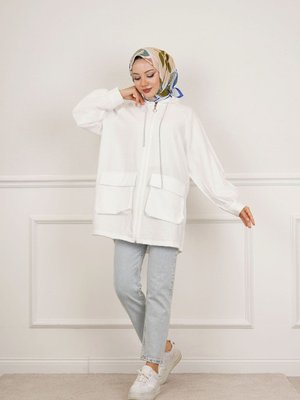 Fermuarlı Kapak Cepli Ceket Fermuarlı Kapak Cepli Ceket