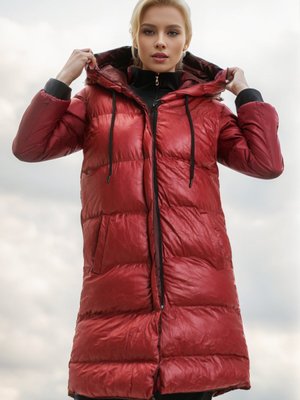 Bordo Kapüşonlu Kemerli Şişme Yelek Bordo Kapüşonlu Kemerli Şişme Yelek