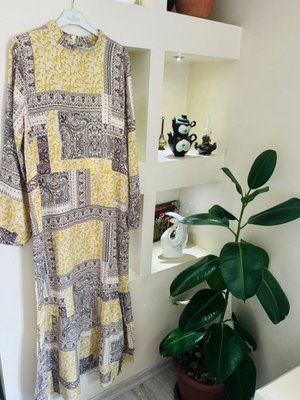 Kahve Viskon Kumaş Elbise Kahve Viskon Kumaş Elbise