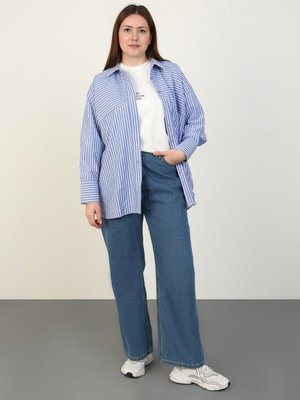 Lacivert Büyük Beden Tunik