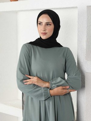 Kol Uçları Lastikli Tunik Mint Kol Uçları Lastikli Tunik Mint