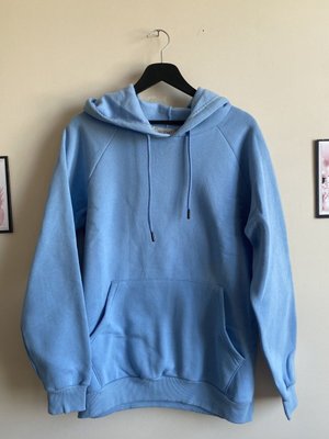 Mavi Cep Detaylı Kapüşonlu Oversize Iki İplik Unisex Sweat Mavi Cep Detaylı Kapüşonlu Oversize Iki İplik Unisex Sweat