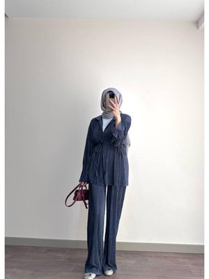 Kimano Fitilli Bağlamalı Takım Antrasit