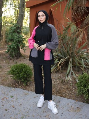 İkili Takım Eşofman Takımı Double Crep Kumaş