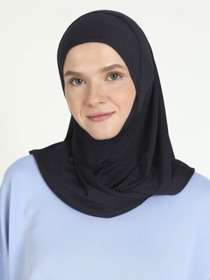 Lacivert Hazır Türban