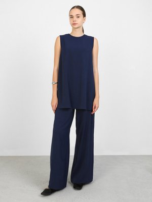 Aerobin Kolsuz Tunik & Pantolon İkili Takım Lacivert