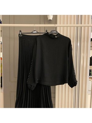 İlkbahar Yaz Yeni Sezon Keten Takım Alt Üst Etek Bel Lastikli