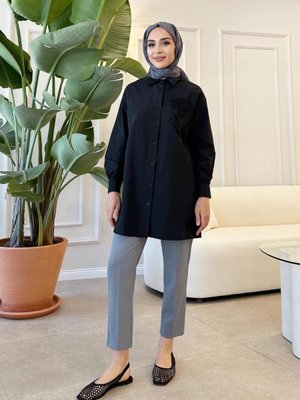 Lopes Nakışlı Gömlek