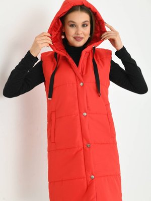 Kırmızı Kapüşonlu Şişme Yelek Kırmızı Kapüşonlu Şişme Yelek