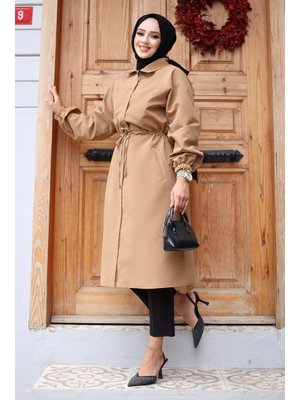 Camel Gizli Patlı Trençkot Camel Gizli Patlı Trençkot