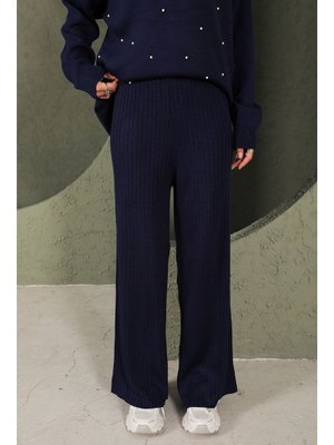 Lacivert Triko Pantolon