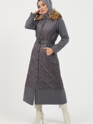 Füme Düğmeli Kaşe Füme Düğmeli Kaşe