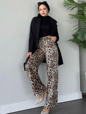 Leoparlı Pantolon Leopar