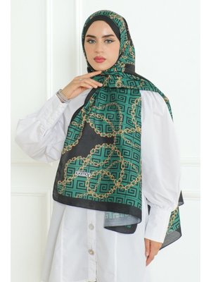 Yeşil Garel Desenli Soft Şal Yeşil Garel Desenli Soft Şal