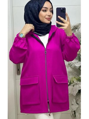 Ecmel Scuba Krep Kadın Kap Ecmel Scuba Krep Kadın Kap