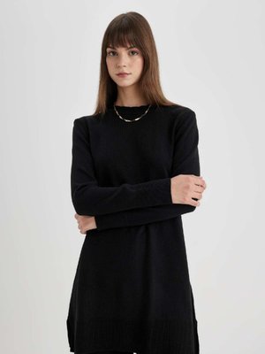 Regular Fit Bisiklet Yaka Basic Kazak Tunik H3431az24au