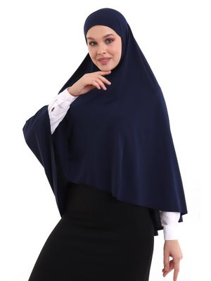 Malezya Model Pratik Çarşaf Üstü Kolsuz Penye Sufle Eşarp Lacivert Malezya Model Pratik Çarşaf Üstü Kolsuz Penye Sufle Eşarp Lacivert