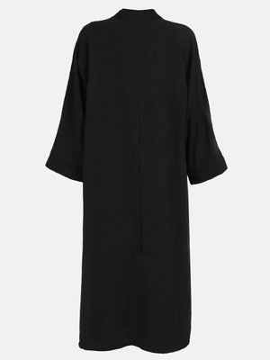 Siyah Büyük Beden Elbise & Ferace İkili Takım