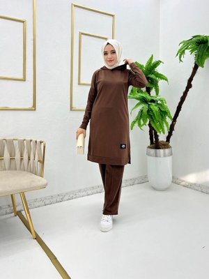 İplik Arma Detay Tunikli Takım İplik Arma Detay Tunikli Takım