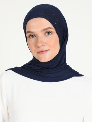 Lacivert Hazır Türban