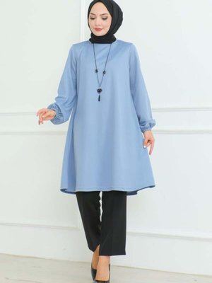 Oversize Tunik Bebe Mavisi Oversize Tunik Bebe Mavisi