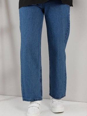 Mavi Bol Paça Kot Pantolon Mavi Bol Paça Kot Pantolon