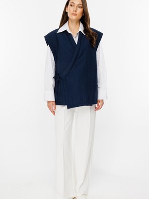 Anvelop Bağlama Lacivert Şişme Yelek